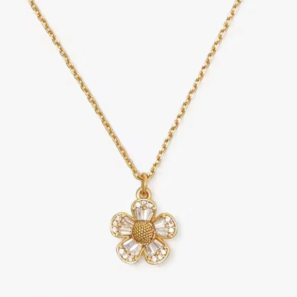 Kate Spade fleurette gold necklace.